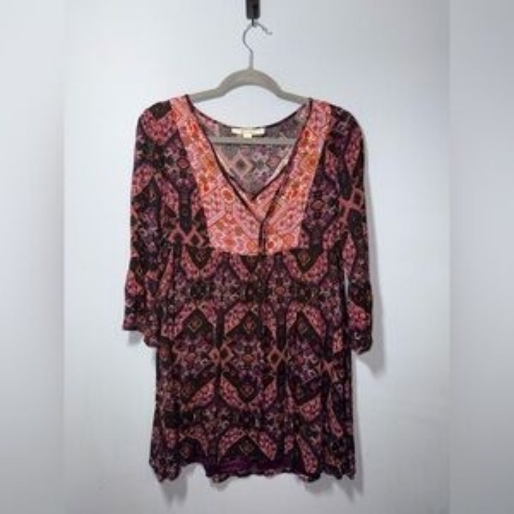 Miami Burgundy Baby Doll Dress. Excellent Condition Size XS